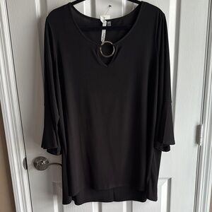 NWT- Elegant Black Women's Top